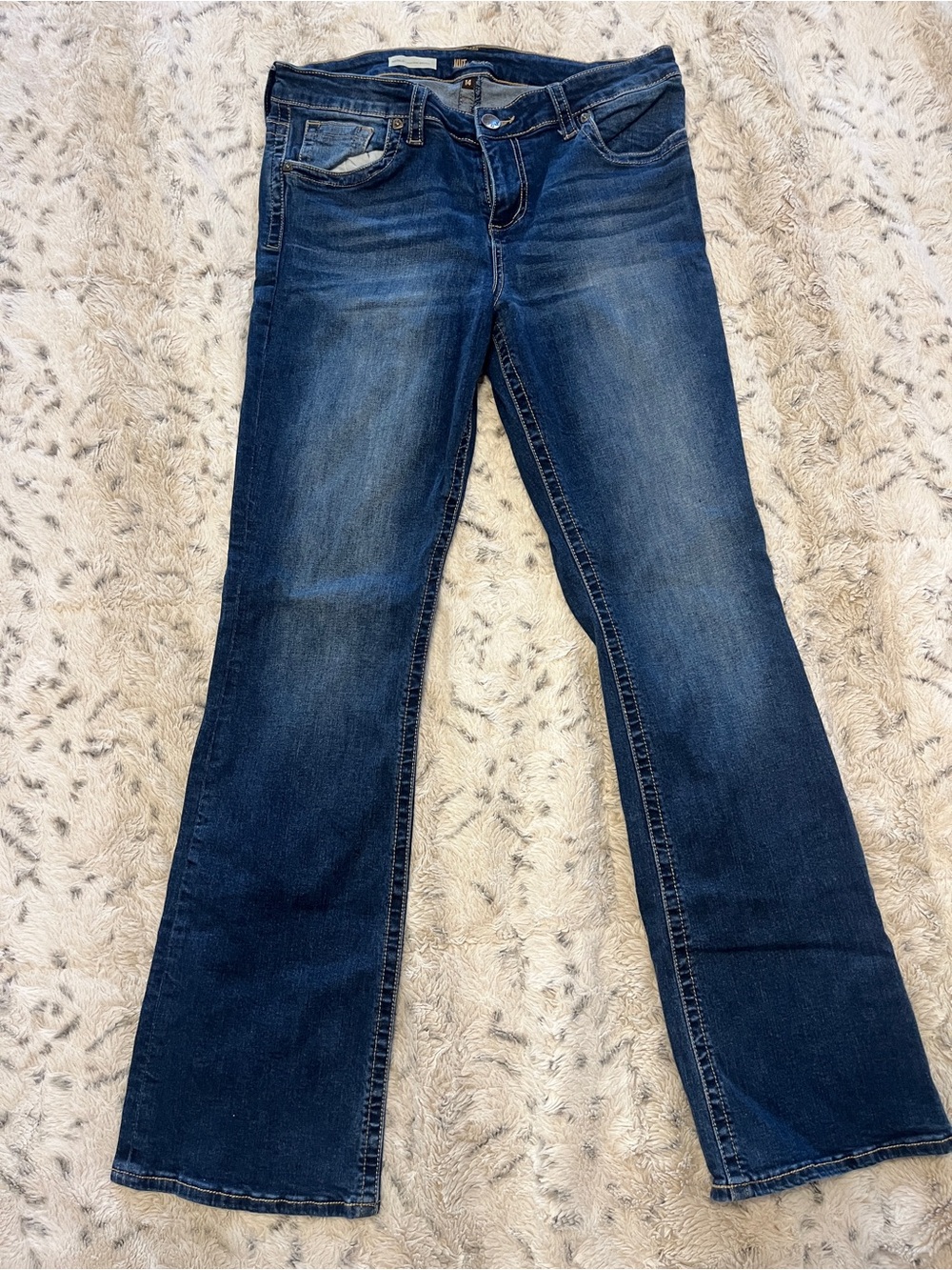 Kut from the Kloth Dark Blue Bootcut TALL Long-Length Jeans